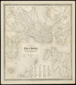 A New & Complete Map of the City of Boston with Part of Charlestown, Cambridge and Roxbury.