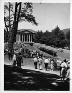 Williams College Commencement Parade, 1958