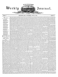 Chicopee Weekly Journal, July 2, 1853