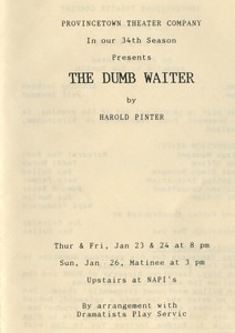 "The Dumb Waiter"