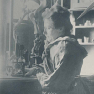 Ida Henrietta Hyde in her laboratory at the University of Heidelberg, 1896