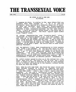 The Transsexual Voice (June 1992)