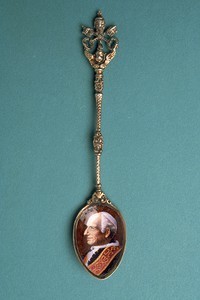 Pope Leo XIII commemorative spoon