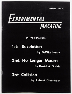 Experimental magazine, 1963 spring