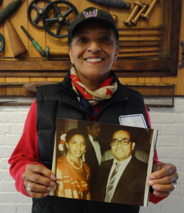 Edith Parekh at the Lowell Mass. Memories Road Show