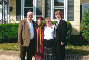 Emily and Cameron with grandma and grandpa