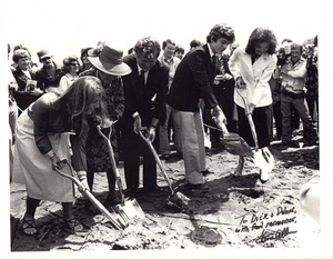 Groundbreaking at JFK Library