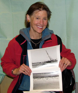Fran Nichols at the Duxbury Mass. Memories Road Show