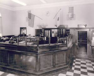 Interior of Stoneham Savings Bank