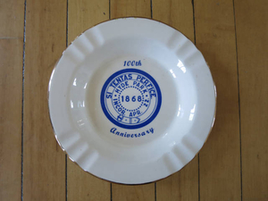 Commemorative plate--100th anniversary of Hyde Park being incorporated