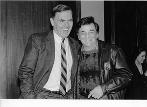 Mayor Raymond L. Flynn and actor Peter Falk