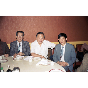 Association members at a banquet