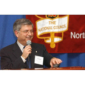 George Chryssis speaks at The National Council Dinner