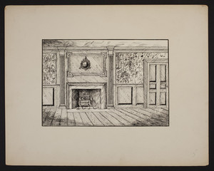 Early New England Interiors. [Lord House parlor.]