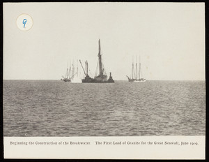 The construction of the breakwater