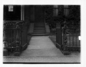 View of doorway, Arlington St. Church, Boylston St.