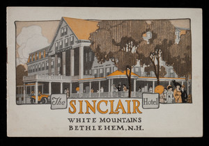 Sinclair Hotel, White Mountains, Bethlehem, New Hampshire, created and produced by the Norman Pierce Co., New York, New York