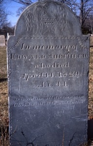 Cambridge Cemetery (Cambridge, Mass.) gravestone: Shepherd, Edward (d. 1829)