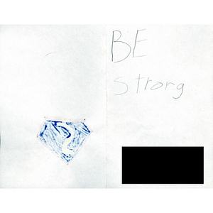 "Be Strong" note mailed to Boston Medical Center