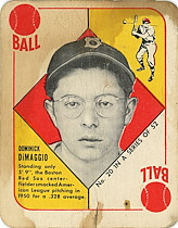 Baseball Card, Dom DiMaggio