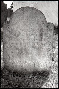 Gravestone for Elizabeth Griswold (1771), Wethersfield Village Cemetery
