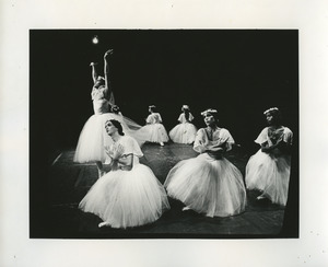 Les Ballets Trockadero de Monte Carlo dancers performing on stage