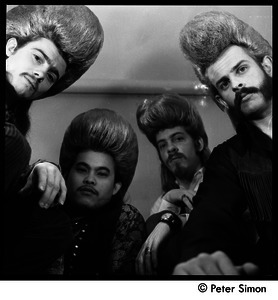 Wild Thing: Italian music group with large hair