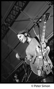 Bob Weir, with guitar, Grateful Dead concert, MIT