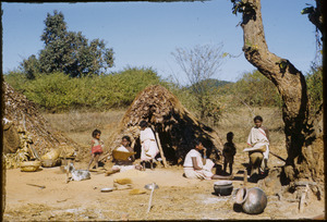 Domestic scene in the Birhor tanda