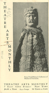Theatre Arts Monthly pamphlet