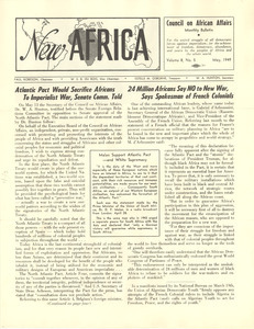 New Africa volume 8. number 5