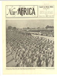 New Africa volume 3, number 4
