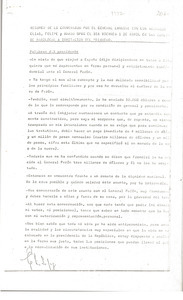 Memorandum from Elías Sapag to Alejandro A. Lanusse
