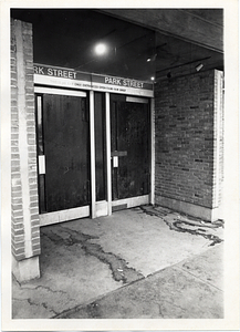 Park Street Station exit in Boston Common