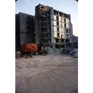 Boston Storage Warehouse under demolition