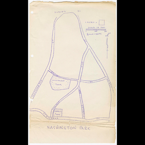 Map of Washington Park - Digital Commonwealth