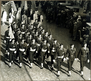 American legion drill team, East Lynn Post 291, Nov. 11, 1930