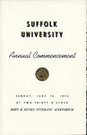 1973 Suffolk University commencement program (all schools)