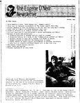 The Eugene O'Neill Newsletter, vol.6, no.1, 1982