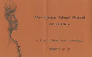 Afro-American Cultural Weekend Flyer (1969)