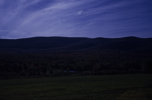October Taconic Range Panorama #5 from Northwest Hill Road southwest from Mason's Farm.
