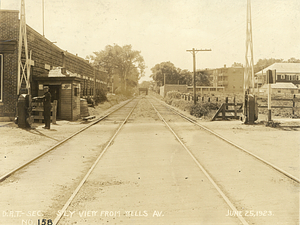 Southerly view from Wells Avenue