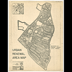 Urban renewal area map