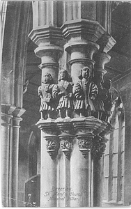 Beverley, St. Mary's church, minstrel pillar