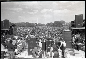 May Day concert at West Potomac Park: Mitch Ryder with Detroit, Washington Monument in distance