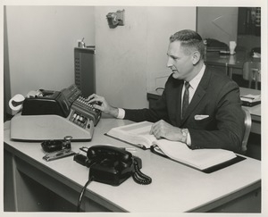 Dick Weir at the office