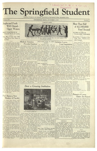The Springfield Student (vol. 14, no. 01) October 05, 1923