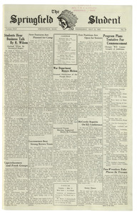 The Springfield Student (vol. 22, no. 28) May 25, 1932