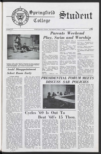 The Springfield Student (vol. 56, no. 24) May 1, 1969