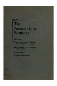 The Association Seminar (vol. 11 no. 6), March, 1903